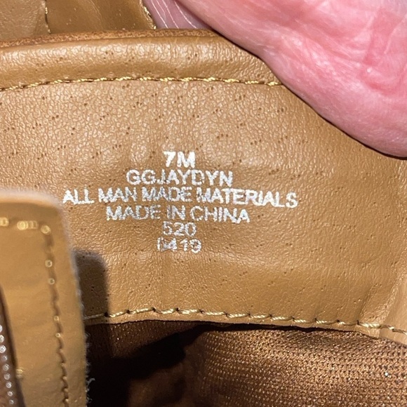 GBG by Guess Women's Boots 7M Brown All Manmade Lace Up Block Heel Retro Zip Up - Picture 13 of 13